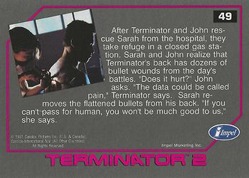 1991 Impel Terminator 2: Judgment Day #49 Does It Hurt? Back