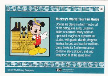 1991 Impel Disney #189 Daisy the Diva Back