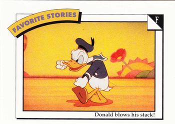 1991 Impel Disney #42 F:  Donald blows his stack! Front