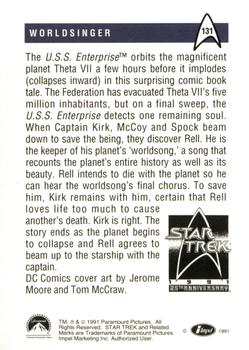 1991 Impel Star Trek 25th Anniversary #131 Worldsinger Back