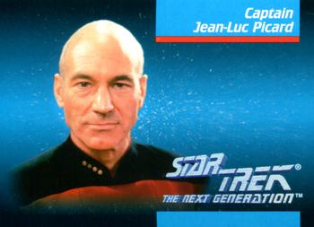 1992 Impel Star Trek: The Next Generation #004 Captain Jean-Luc Picard Front