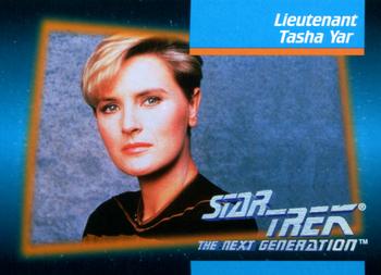 1992 Impel Star Trek: The Next Generation #018 Lieutenant Tasha Yar Front