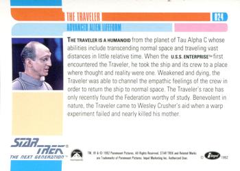 1992 Impel Star Trek: The Next Generation #024 The Traveler Back