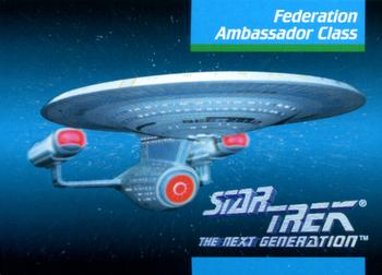 1992 Impel Star Trek: The Next Generation #039 Federation Ambassador Class Front