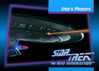 1992 Impel Star Trek: The Next Generation #056 Ship's Phasers Front