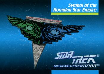 1992 Impel Star Trek: The Next Generation #080 Symbol of the Romulan Star Empire Front