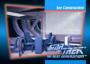 1992 Impel Star Trek: The Next Generation #087 Set Construction Front