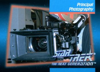 1992 Impel Star Trek: The Next Generation #090 Principal Photography Front