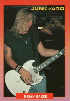 1991 Brockum Rock Cards #109 Brian Baker Front