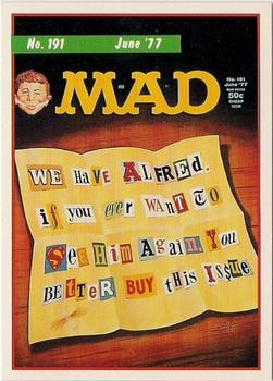 1992 Lime Rock Mad Magazine #191 June 1977 Front