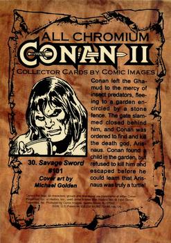 1994 Comic Images Conan Series 2 #30 Savage Sword #101 Back