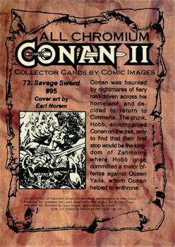 1994 Comic Images Conan Series 2 #73 Savage Sword #95 Back