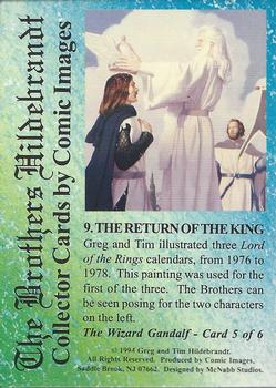 1994 Comic Images Hildebrandt Brothers III #9 The Return of the King Back