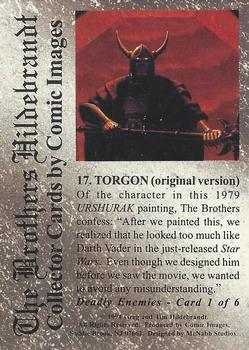1994 Comic Images Hildebrandt Brothers III #17 Torgon (Original Version) Back