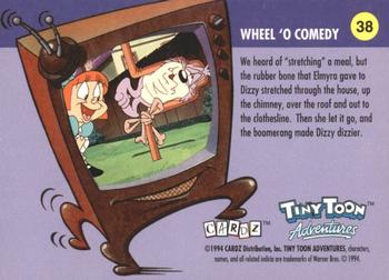 1994 Cardz Tiny Toon Adventures #38 Dizzy Dizzy Back