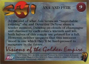 1996 Comic Images Shi Visions of the Golden Empire #9 Ana and Pete Back