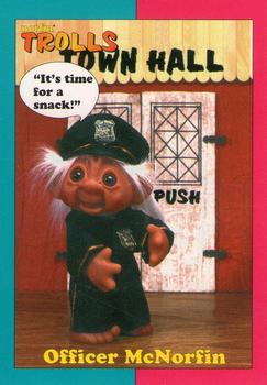 1993 Collect-A-Card Norfin Trolls #2 Officer McNorfin Front