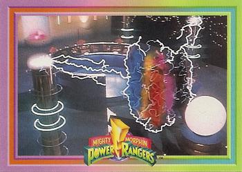 1994 Collect-A-Card Mighty Morphin Power Rangers (Walmart) #3 Summoned By Zordon Front
