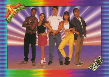 1995 Collect-A-Card Power Rangers The New Season Wal-Mart #69 Superheros Front