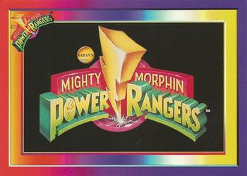 1995 Collect-A-Card Power Rangers Kmart #5 Mighty Morphin Power Rangers Front