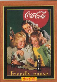 1995 Collect-A-Card Coca-Cola Collection Series 4 #301 Friendly Pause, 1948 Front