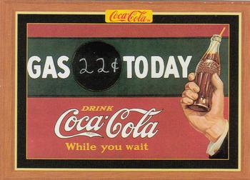 1995 Collect-A-Card Coca-Cola Collection Series 4 #305 Gas 22c Today, 1926 Front