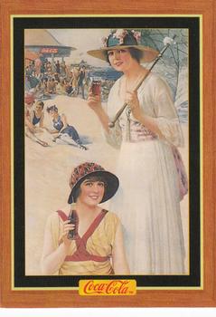 1995 Collect-A-Card Coca-Cola Collection Series 4 #316 Calendar art, 1918 Front