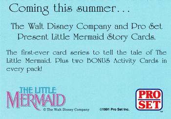 1991 Pro Set The Little Mermaid #NNO Coming this Summer... Back