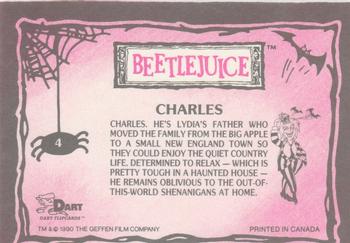 1990 Dart Beetlejuice #4 Charles Back