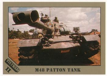1991 Dart Vietnam Facts Volume II #3 M48 Patton Tank Front