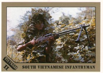 1991 Dart Vietnam Facts Volume II #7 South Vietnamese Infantryman Front