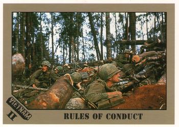 1991 Dart Vietnam Facts Volume II #9 Rules of Conduct Front
