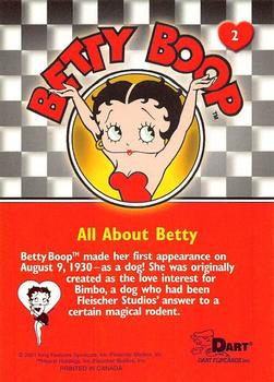 2001 Dart Betty Boop #2 Betty Boop made her first appearance on August Back