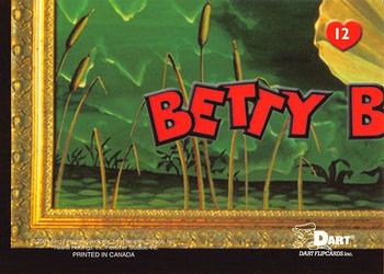 2001 Dart Betty Boop #12 (puzzle bottom left) Back