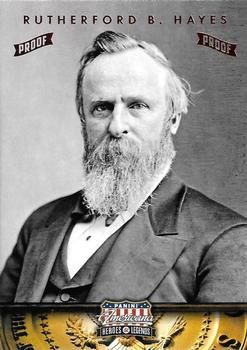 2012 Panini Americana Heroes & Legends - Bronze Proof #19 Rutherford B. Hayes Front