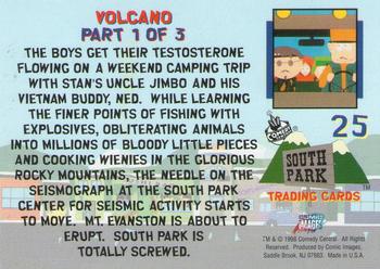 1998 Comic Images South Park #25 Volcano: Part 1 of 3 Back