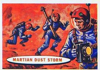 1957 Topps Space #74 Martian Dust Storms Front