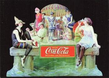 1999 Comic Images The Art of Coca-Cola #8 This 1922 cardboard window display shows Front