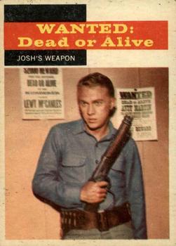 1958 Topps T.V. Westerns #22 Josh's Weapon Front