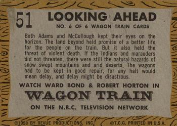 1958 Topps T.V. Westerns #51 Looking Ahead Back