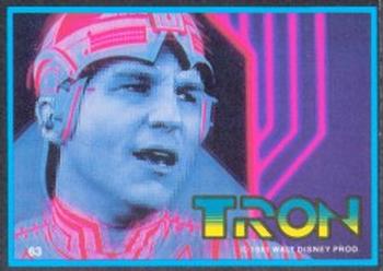 1982 Donruss Tron Movie #63 Clu being de-rezzed Front