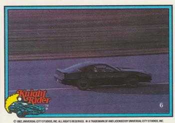 1983 Donruss Knight Rider #6 (puzzle column 6 row 6) Front