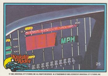 1983 Donruss Knight Rider #25 (puzzle column 1 row 3) Front