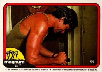 1983 Donruss Magnum P.I. #66 (fixing door handle) Front