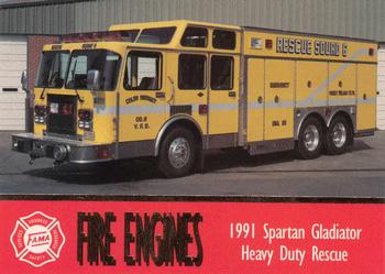 1993 Bon Air Fire Engines #4 1991 Spartan Gladiator Heavy Duty Rescue Front