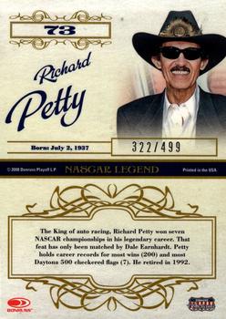 2008 Donruss Americana Celebrity Cuts #73 Richard Petty Back
