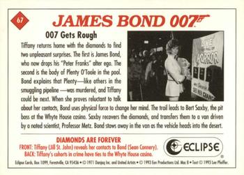 1993 Eclipse James Bond Series 2 #67 007 Gets Rough Back