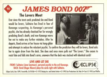 1993 Eclipse James Bond Series 2 #90 The Lovers Meet Back