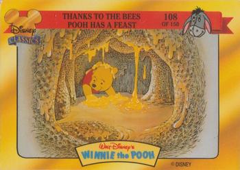 1993 Dynamic Disney Classics #108 Thanks to the bees Pooh has a feast Front