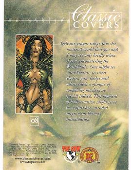2000 Dynamic Forces Witchblade Millennium #8 Delicate visions escape into the material wor Back
